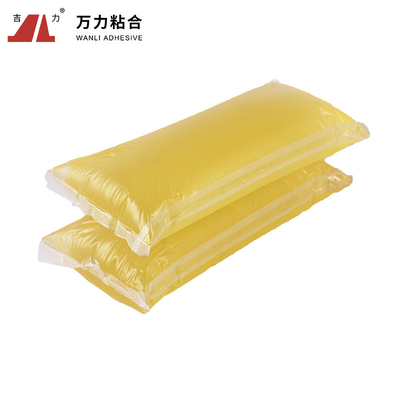 Synthetic Packaging Hot Melt Adhesive 8500 Cps Transparent In Food Packaging TPR-6#B