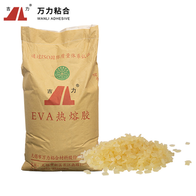 Yellowish Solid Hot Melt Adhesive EVA Flaky High Temp Glue EVA-C-22