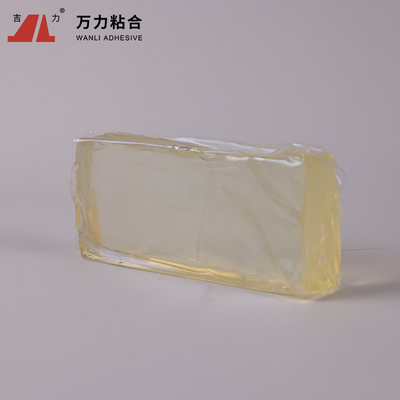 Light Labeling Hot Melt Pressure Sensitive Adhesives Solid Biodegradable Glue TPR-7608