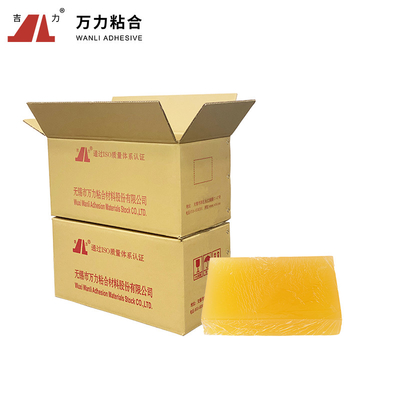 Block Solid Packaging Hot Melt Adhesive Yellow Thermal Paper Label Bonding TPR-433