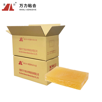 Solid Yellow Hot Melt Pressure Sensitive Adhesive TPR PSA Adhesive TPR-6559S