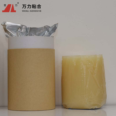 Yellow Solid Glue For Synthetic Fabric , 6000 Cps PUR Hot Melt Glue PUR-6180