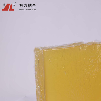 Block Solid Packaging Hot Melt Adhesive Yellow Thermal Paper Label Bonding TPR-433