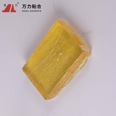 Yellow Solid Hot Melt Packaging Seal Adhesives For Waybill Labeling TPR-4376A