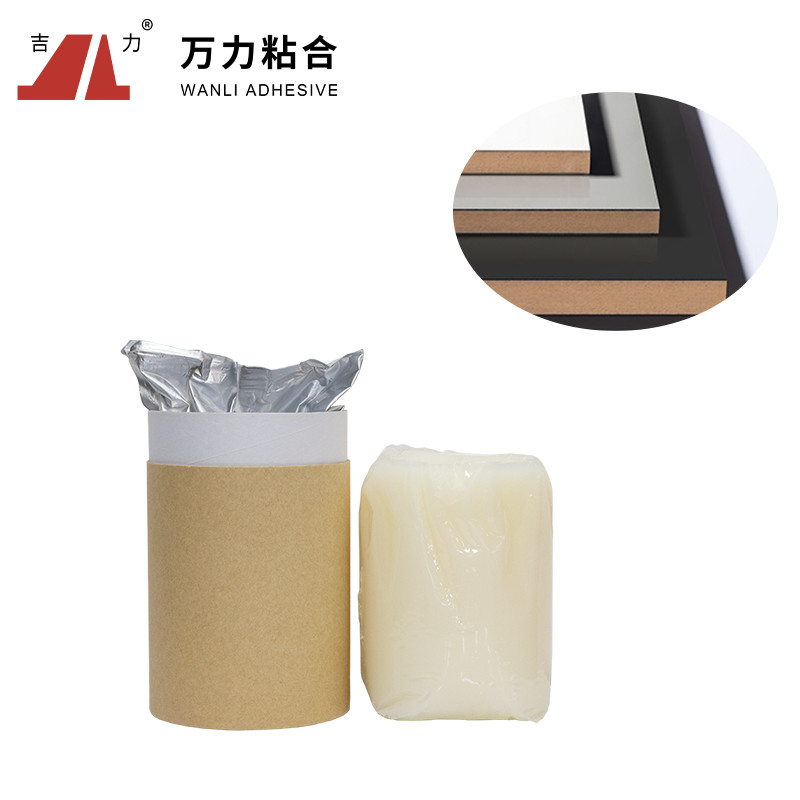 Solid White UV Laminating Adhesive 6500 Cps Wood Stick Hot Glue PUR-9002.1