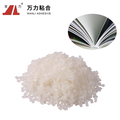 Transparent EVA Hot Melt Adhesives 4500 Cps Flaky Polyester EVA-C-23
