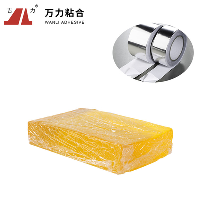 10000 Cps Solid Yellow Hot Glue Aluminum Foil Hot Melt Adhesive Tape TPR-7350