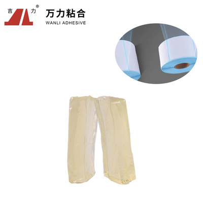 Light Labeling Hot Melt Pressure Sensitive Adhesives Solid Biodegradable Glue TPR-7608