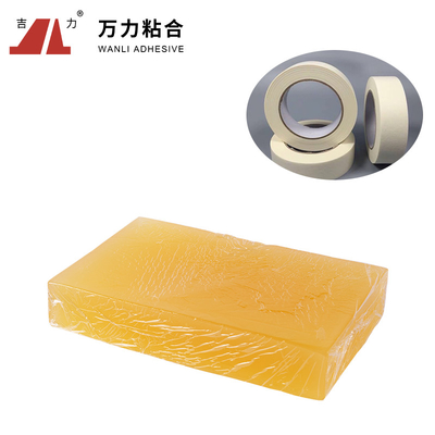 Solid Yellow Hot Melt Pressure Sensitive Adhesive TPR PSA Adhesive TPR-6559S